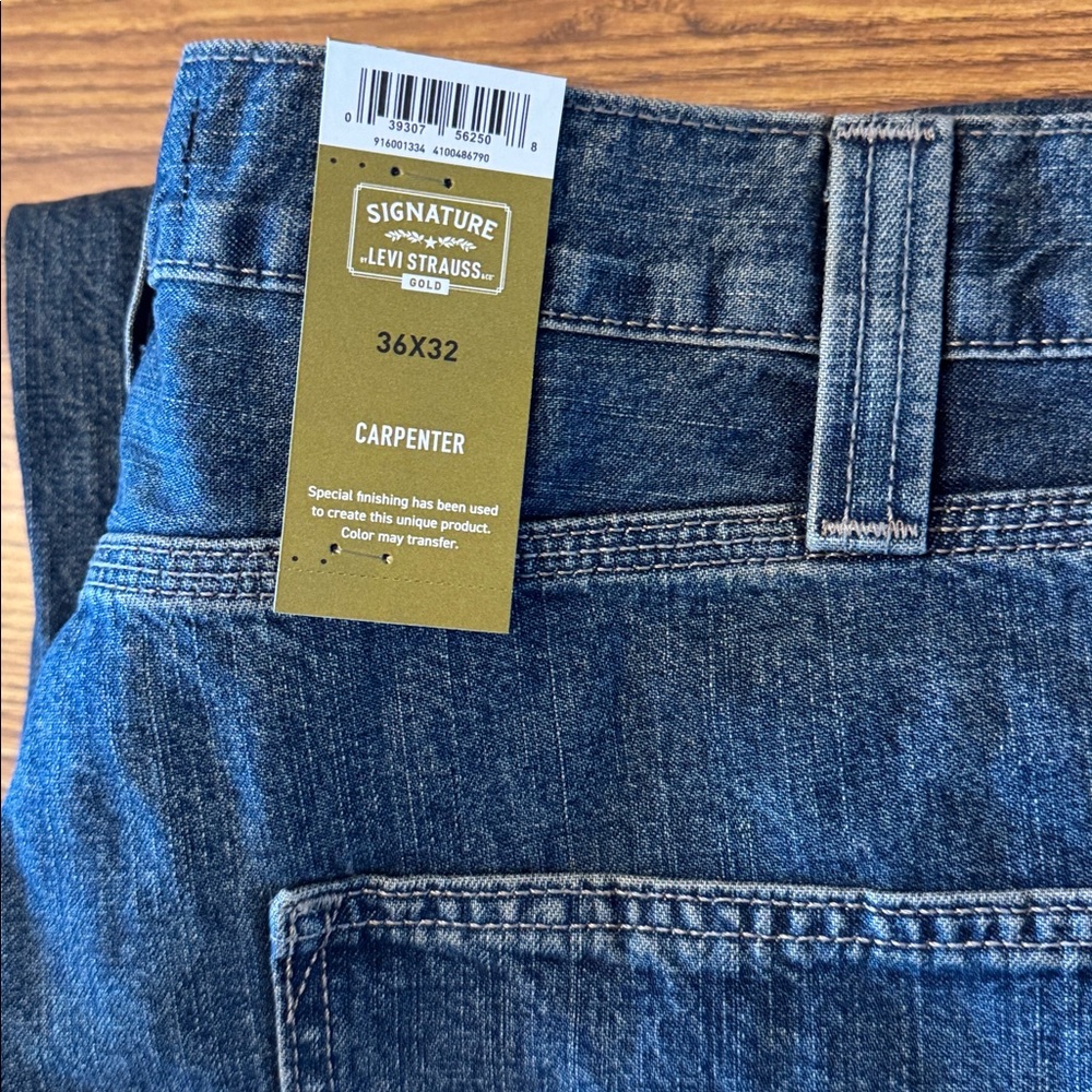 New Levi’s men’s carpenter jeans 36 x 32 - Picture 3 of 4